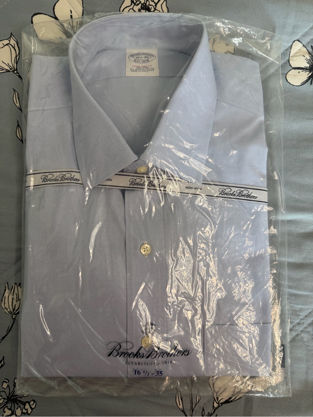 Brooks Brothers Light Blue Classic Dress Shirt